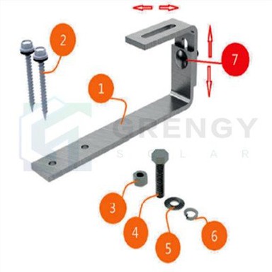 Ganċ Solari tas-Saqaf tal-Lavanja aġġustabbli