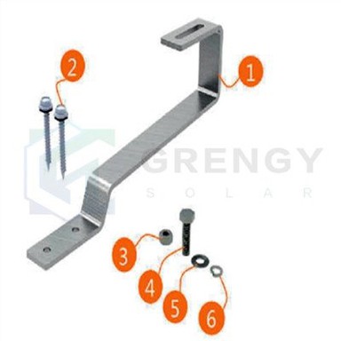Ganċ tal-Madum Ċatt tal-Immuntar tas-Saqaf Solari