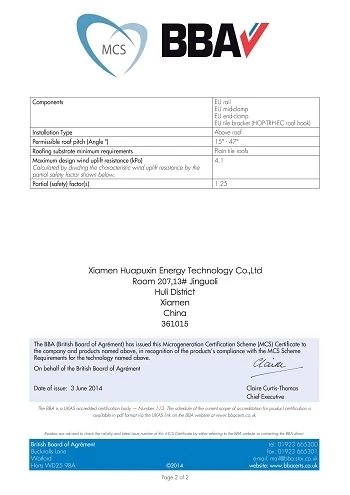Certificate NO MCS BBA 0155 Page2(001) Certificate NO MCS BBA 0155 Page2(001)