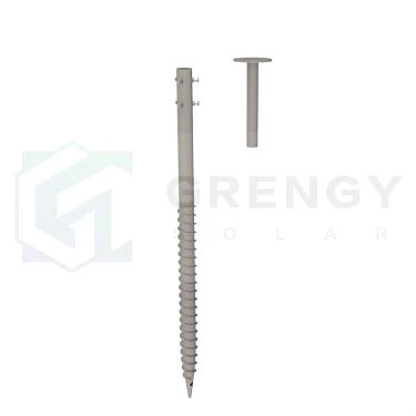 adjustable screw pile with little blades(001)