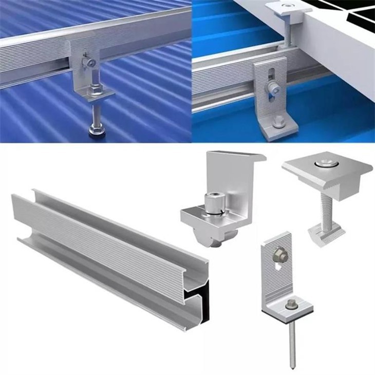 Anodized Aluminum Solar Mount - Saqaf Ċatt