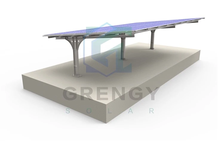 Personalizzat HDG Azzar / Aluminju Solar Carport