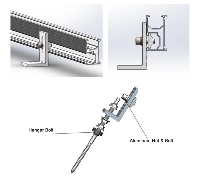 L-Shaped Mounting Bracket For Metal Roof Photovoltaic (PV) Installation Kits suppliers