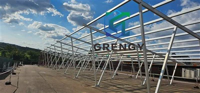 Aluminum Solar Carports & Carpark fl-Art tal-Inklinazzjoni